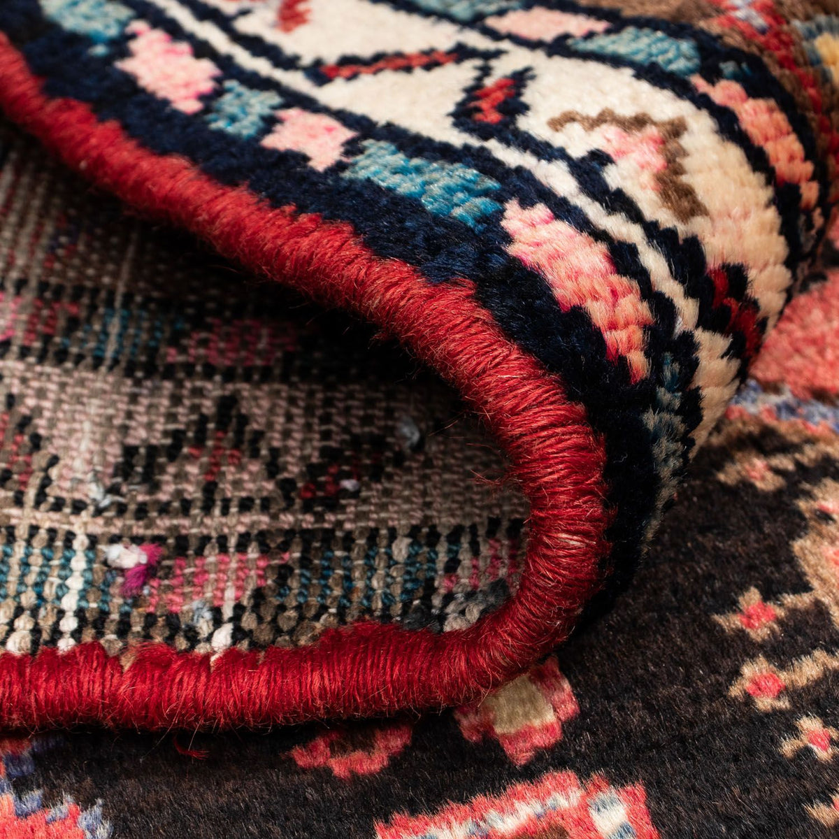 Persisk matta - Nomadic - 127 x 87 cm - ljusröd