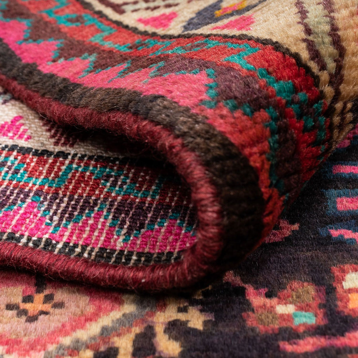 Persisk matta - Nomadic - 135 x 80 cm - röd