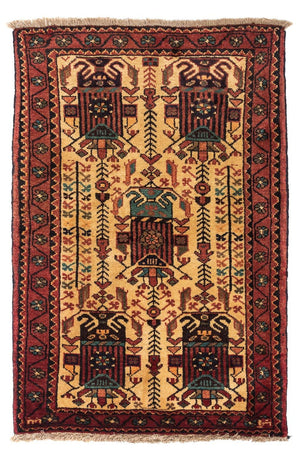 Persisk matta - Nomadic - 125 x 79 cm - beige