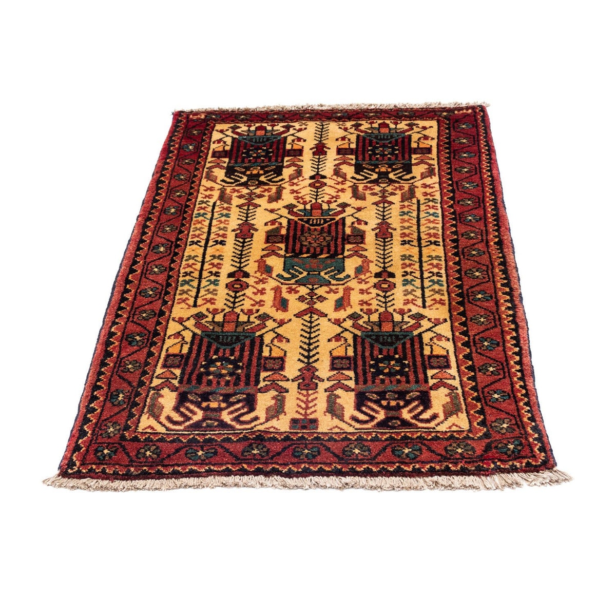 Persisk matta - Nomadic - 125 x 79 cm - beige