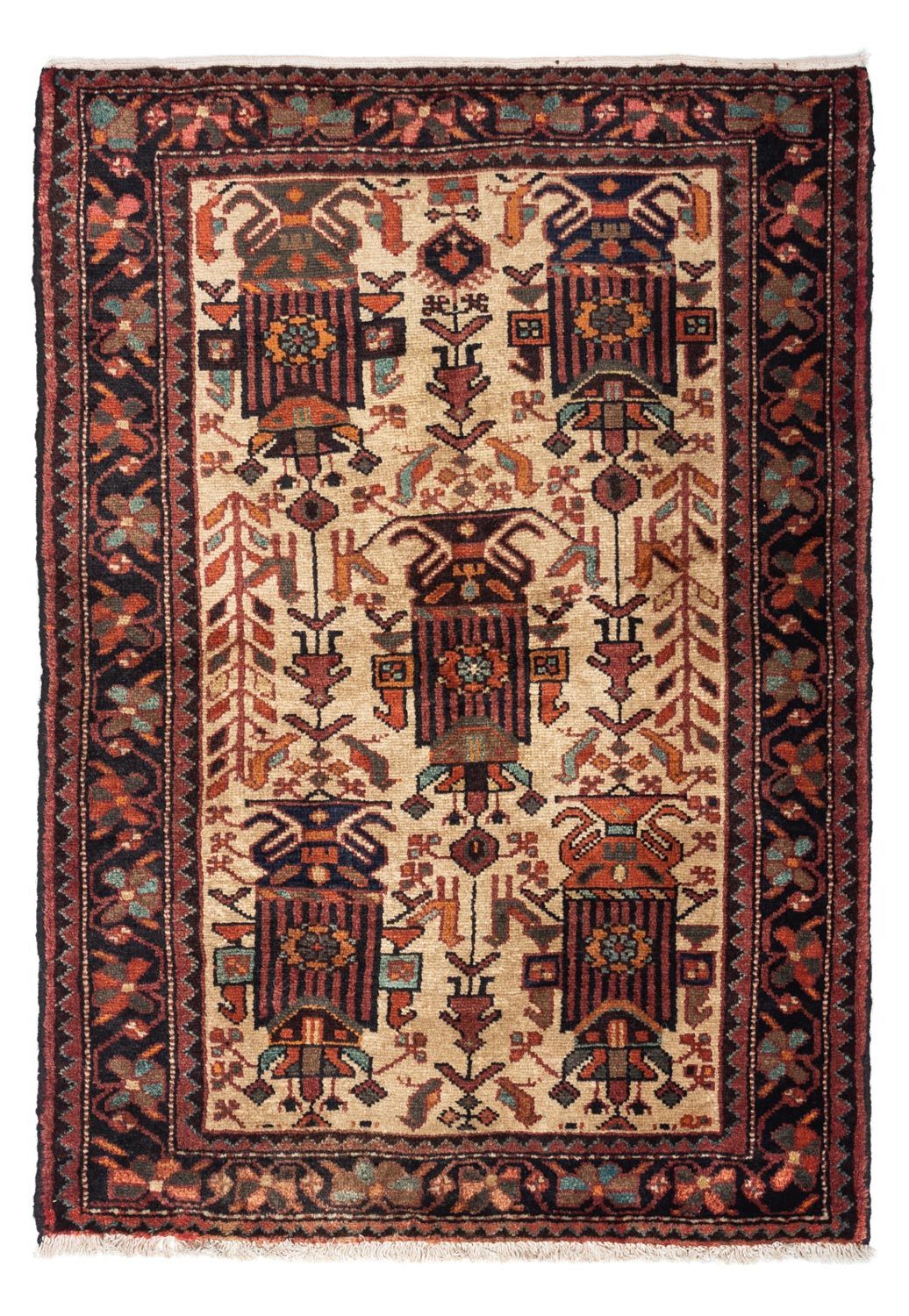 Persisk matta - Nomadic - 133 x 95 cm - beige