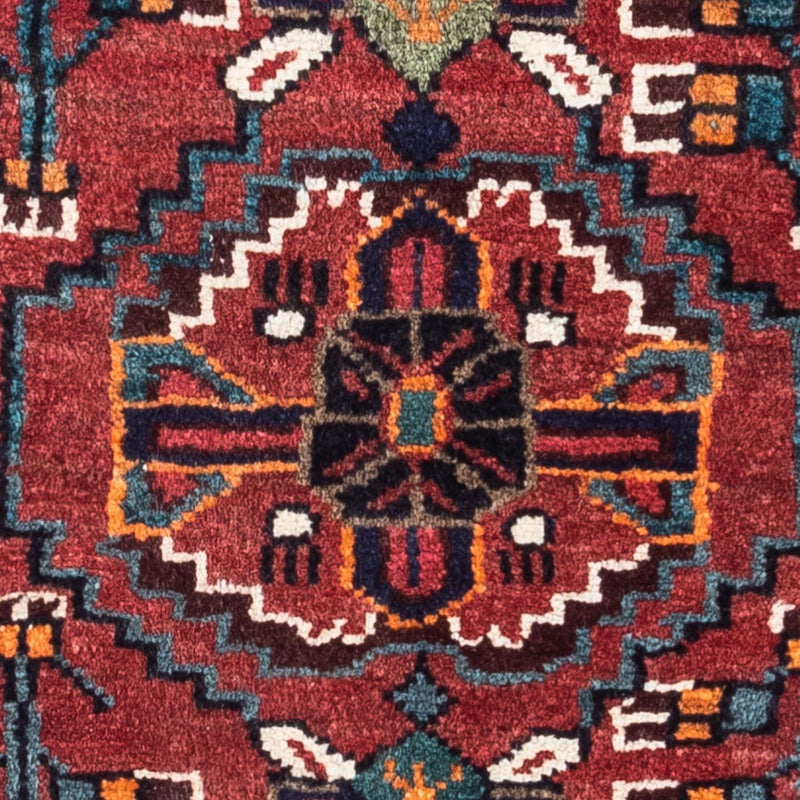 Persisk matta - Nomadic - 116 x 84 cm - mörkröd