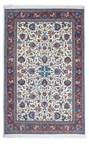 Persisk matta - Ghom - 215 x 137 cm - beige
