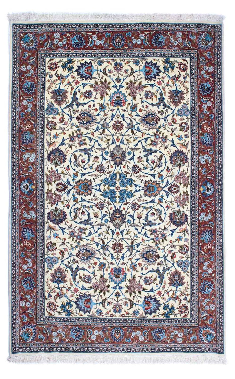 Persisk matta - Ghom - 215 x 137 cm - beige