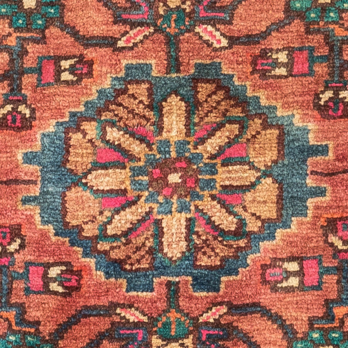 Persisk matta - Nomadic - 123 x 87 cm - ljusröd