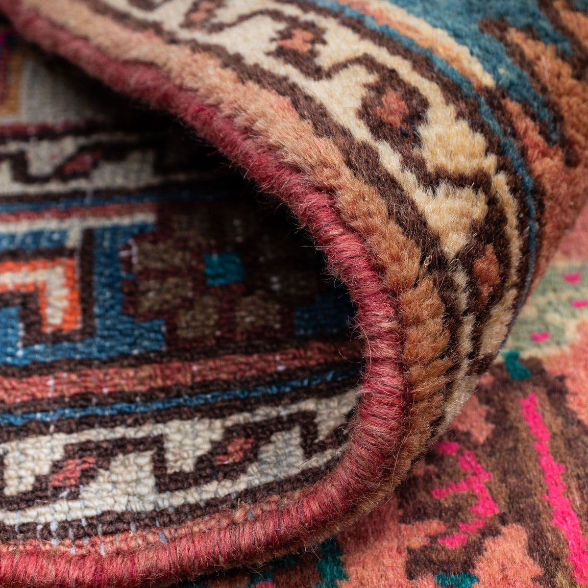 Persisk matta - Nomadic - 123 x 87 cm - ljusröd