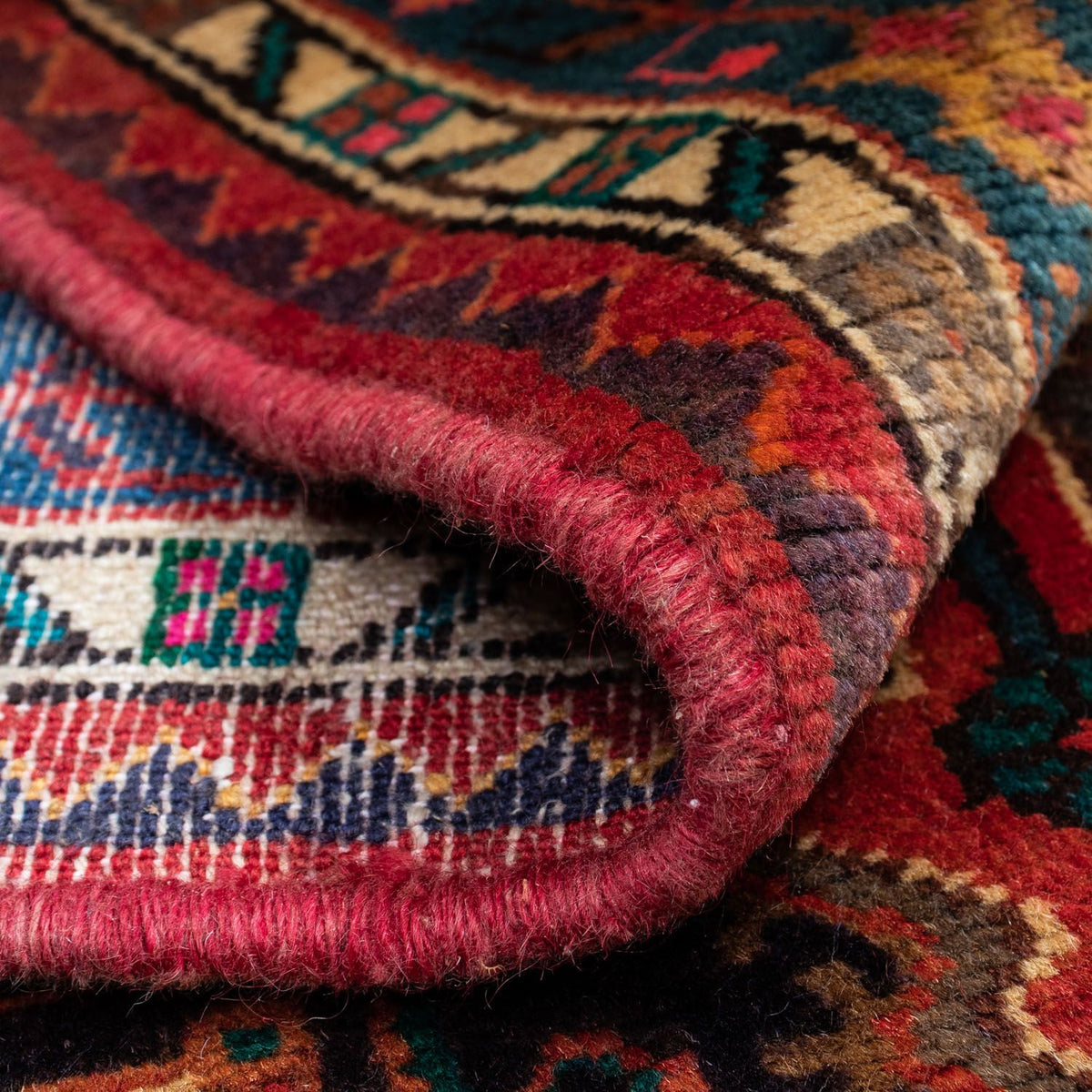 Persisk matta - Nomadic - 130 x 95 cm - röd