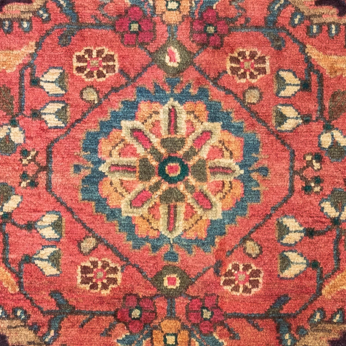 Persisk matta - Nomadic - 131 x 94 cm - ljusröd