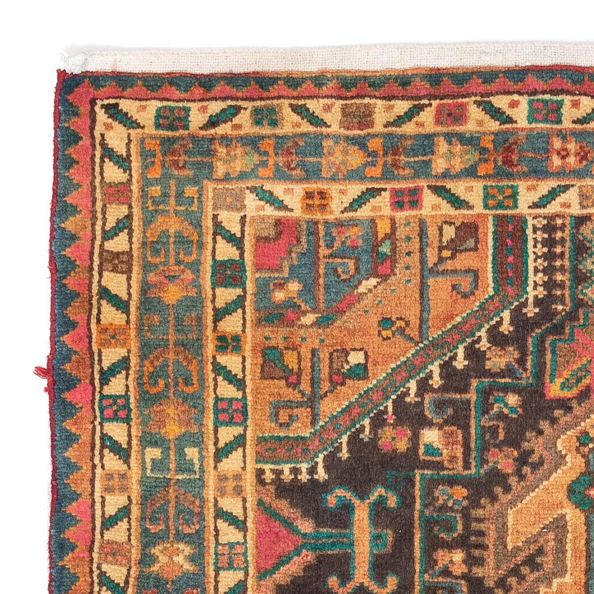 Persisk matta - Nomadic - 130 x 91 cm - ljusbrun