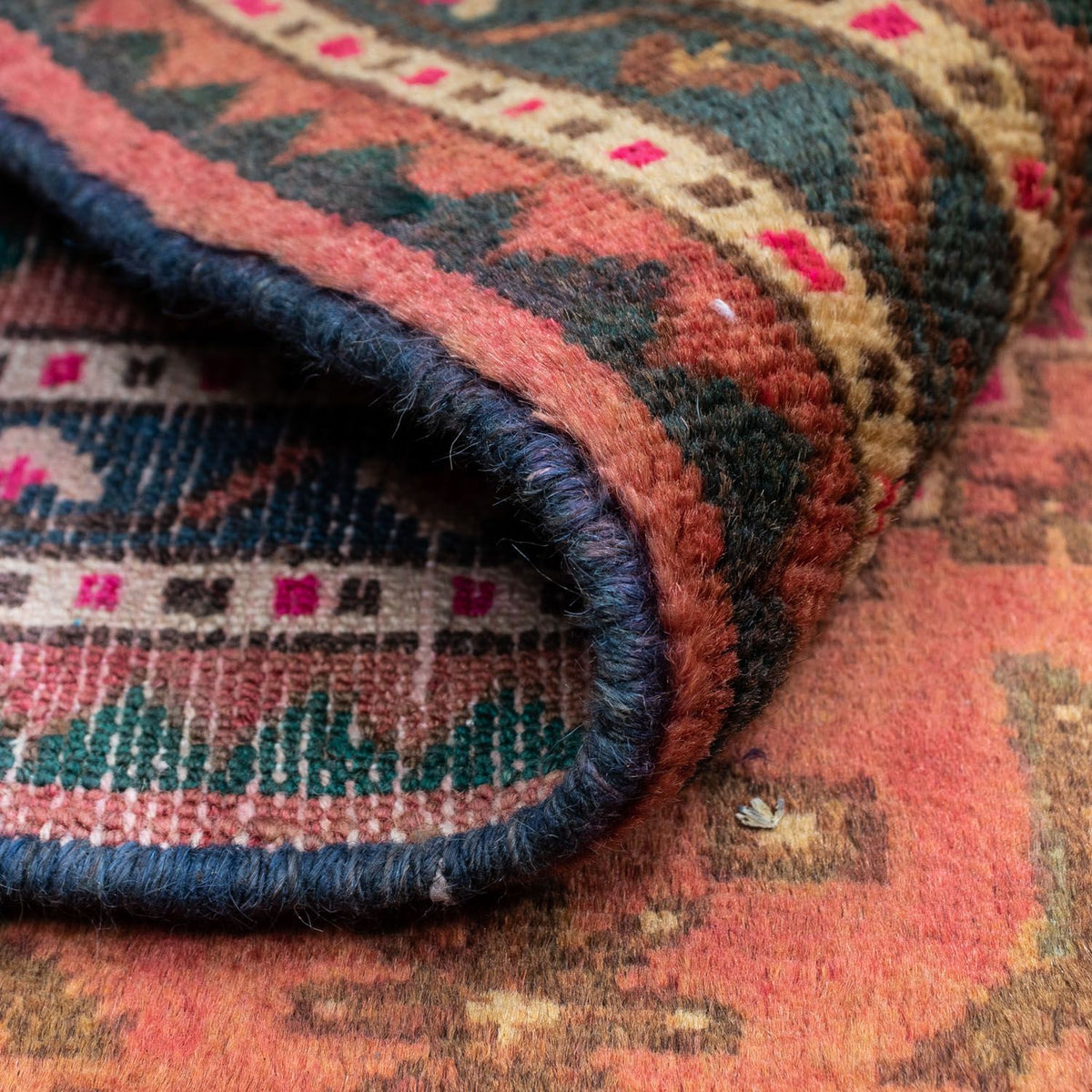 Persisk matta - Nomadic - 130 x 90 cm - ljusröd