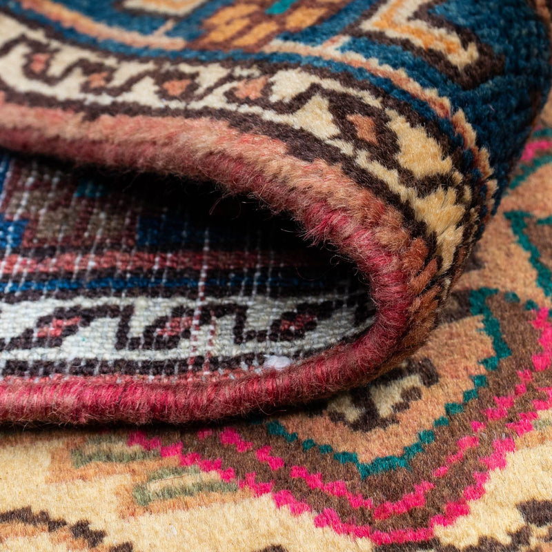 Persisk matta - Nomadic - 125 x 86 cm - ljusbrun