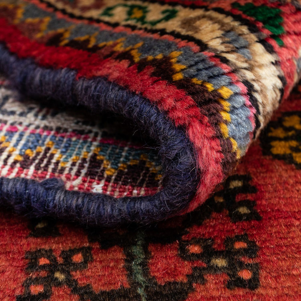 Persisk matta - Nomadic - 140 x 82 cm - röd