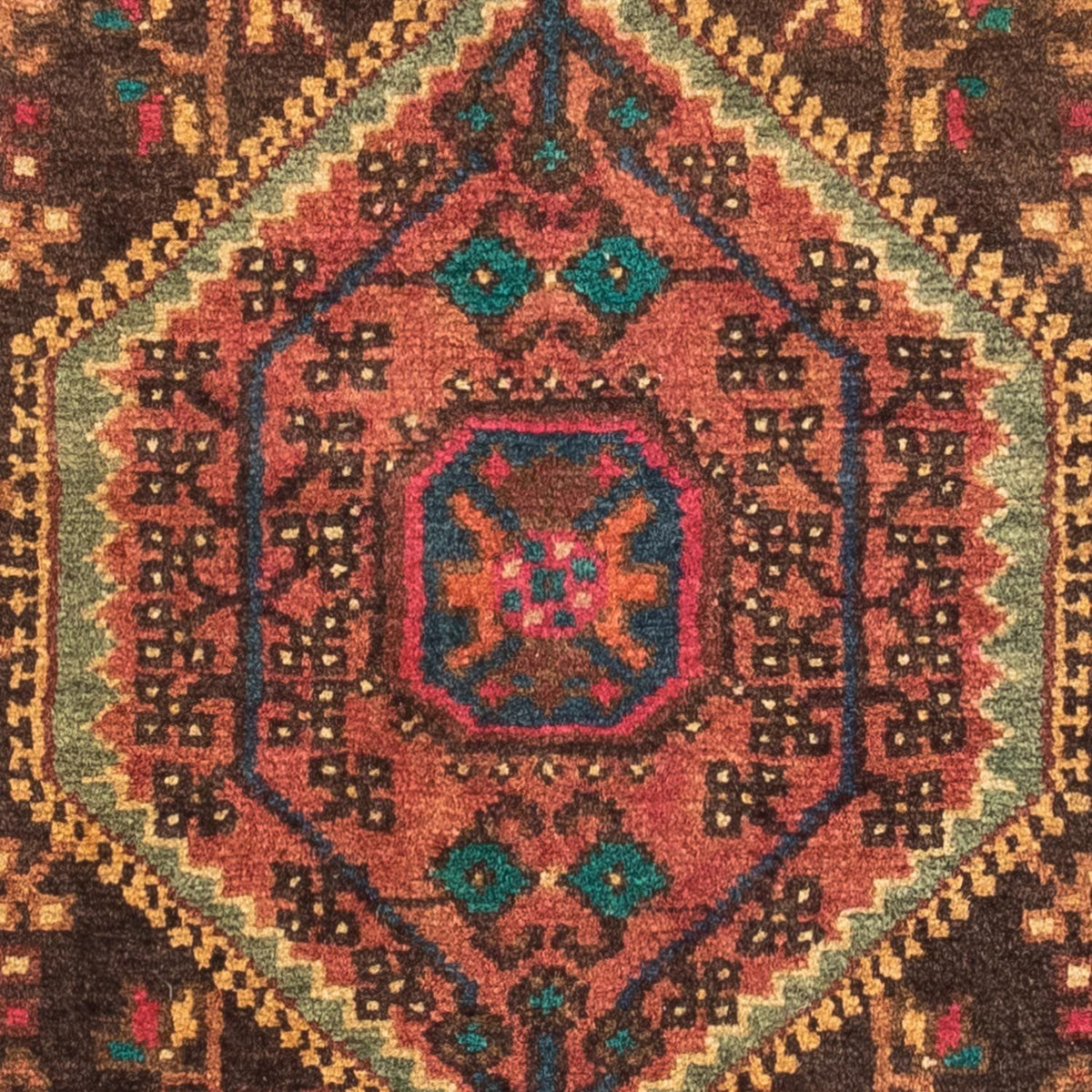 Persisk matta - Nomadic - 120 x 80 cm - ljusröd