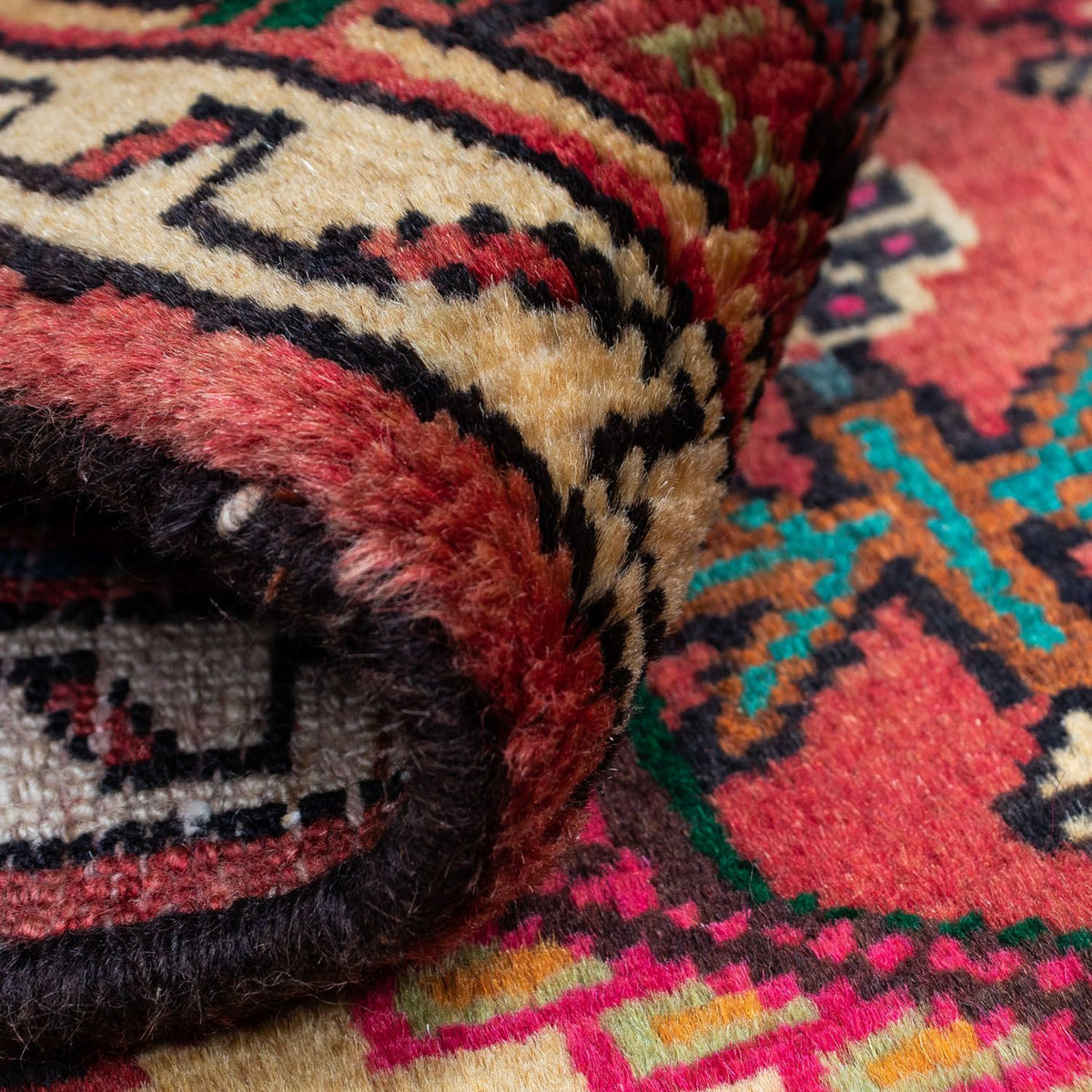 Persisk matta - Nomadic - 125 x 85 cm - ljusröd