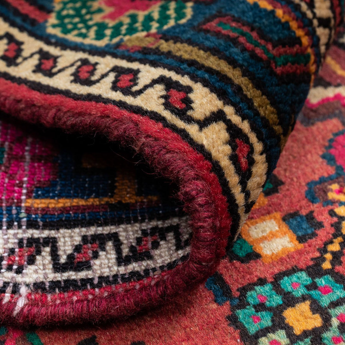 Persisk matta - Nomadic - 130 x 80 cm - röd