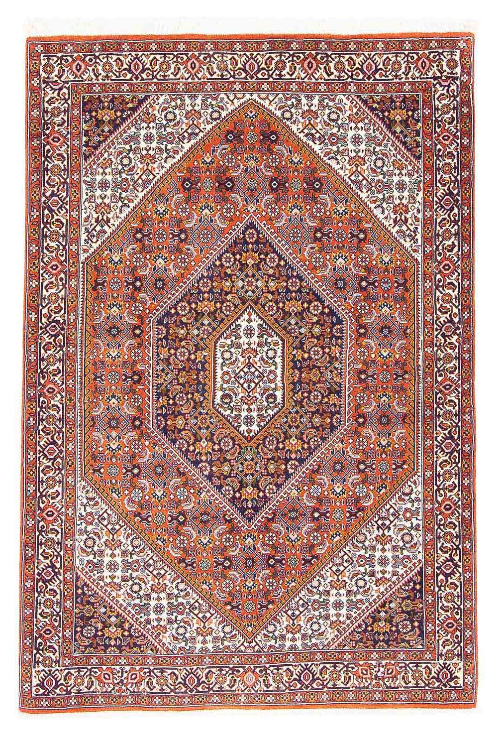 Persisk matta - Bijar - 160 x 101 cm - orange