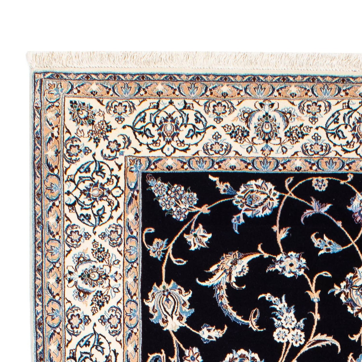 Persisk matta - Nain - Premium - 208 x 127 cm - mörkblå