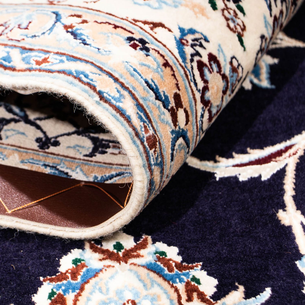 Persisk matta - Nain - Premium - 208 x 127 cm - mörkblå