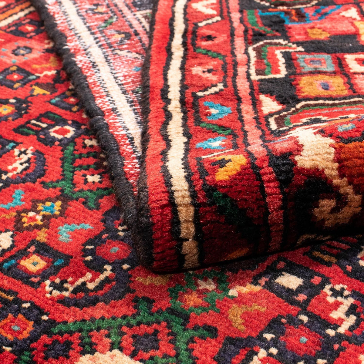 Persisk matta - Nomadic - 218 x 156 cm - mörkröd