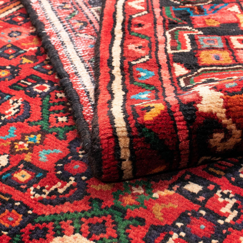 Persisk matta - Nomadic - 218 x 156 cm - mörkröd