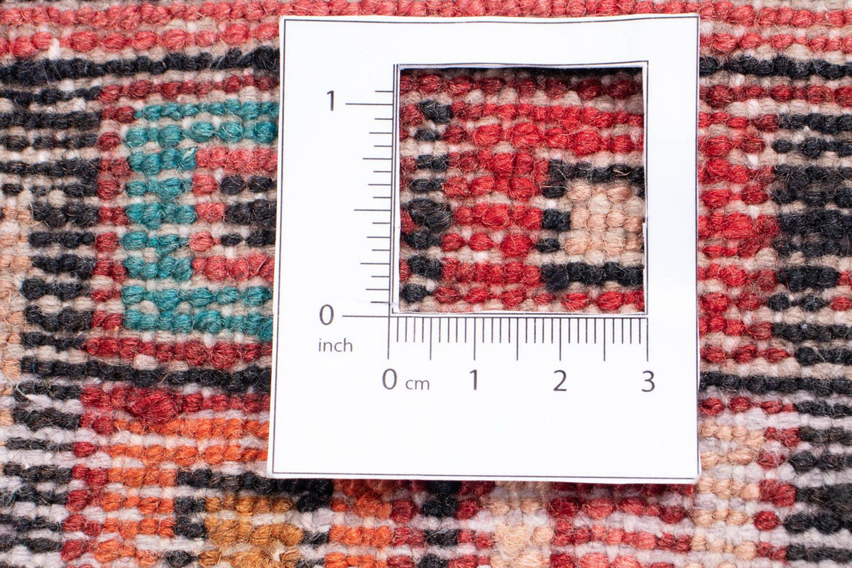 Persisk matta - Nomadic - 218 x 156 cm - mörkröd