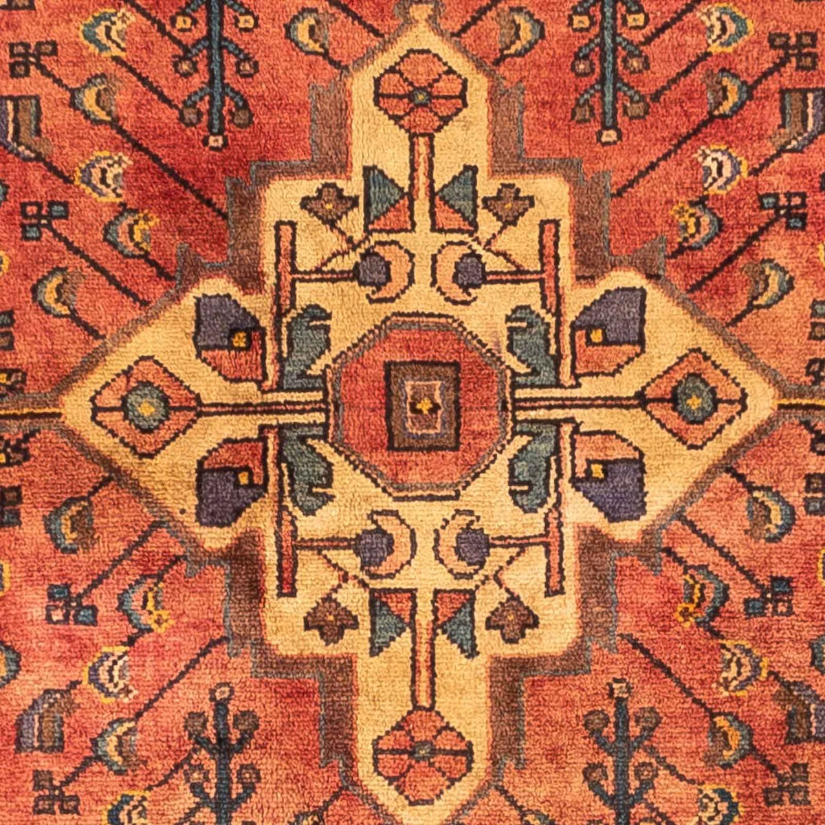 Persisk matta - Nomadic - 242 x 147 cm - ljusröd