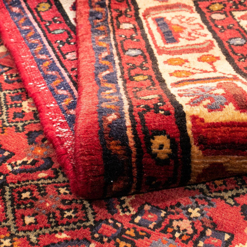 Persisk matta - Nomadic - 211 x 165 cm - mörkröd