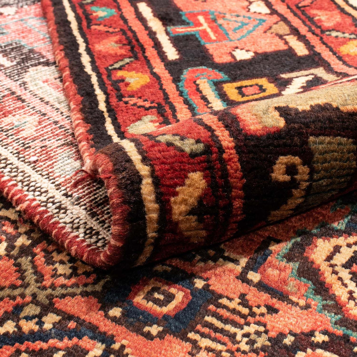 Persisk matta - Nomadic - 216 x 163 cm - ljusröd