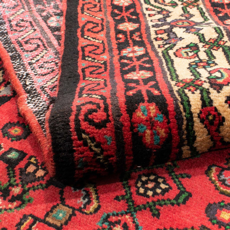 Persisk matta - Nomadic - 199 x 150 cm - mörkröd