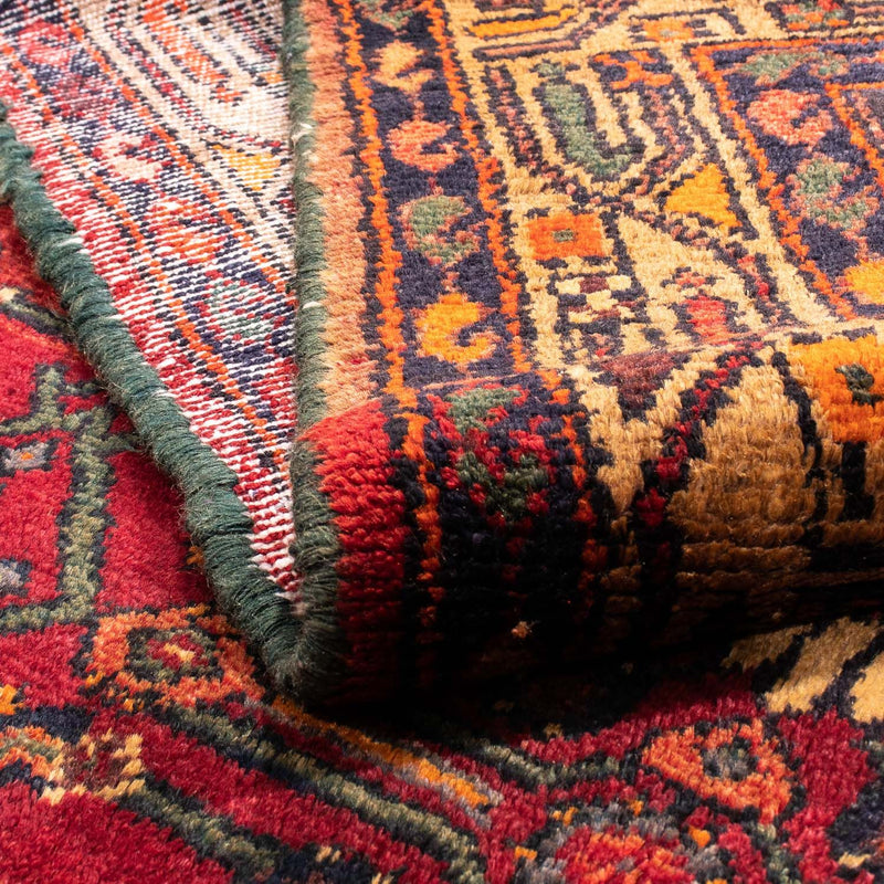 Persisk matta - Nomadic - 221 x 144 cm - mörkröd