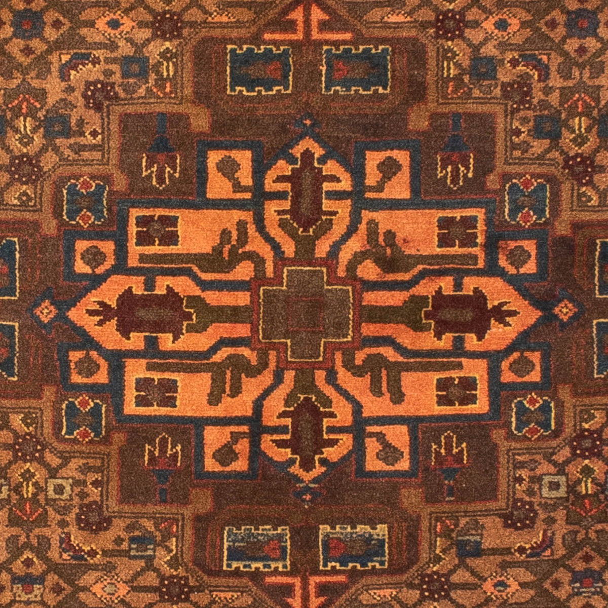 Persisk matta - Nomadic - 218 x 158 cm - brun