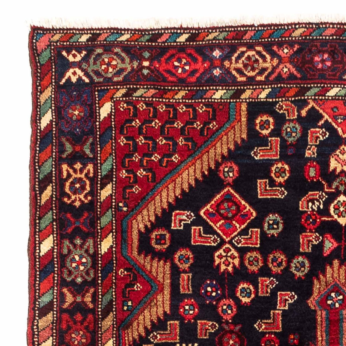 Persisk matta - Nomadic - 225 x 160 cm - mörkblå