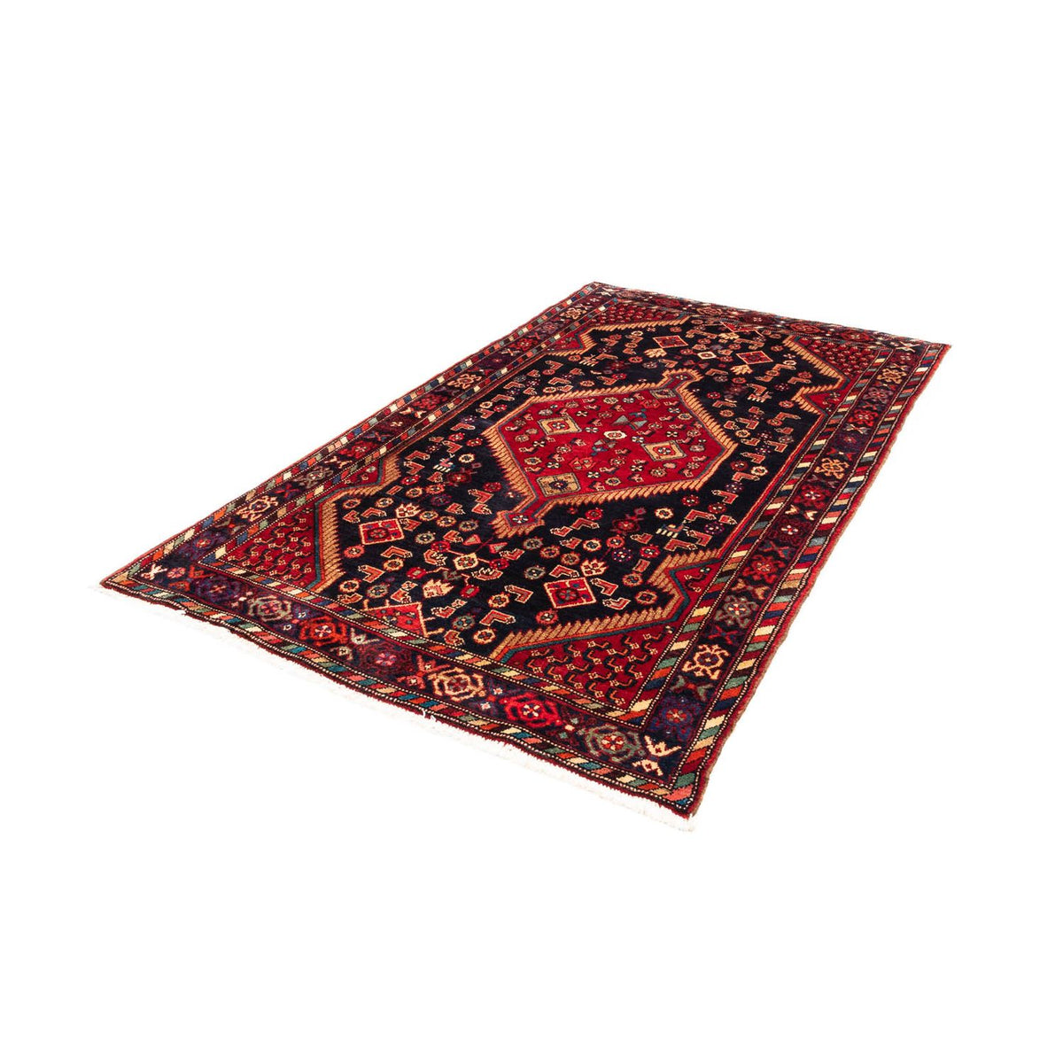 Persisk matta - Nomadic - 225 x 160 cm - mörkblå