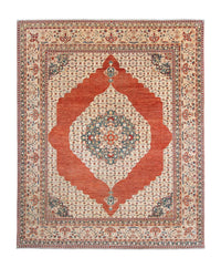 Kelim Carpet - Splash - 303 x 249 cm - rost