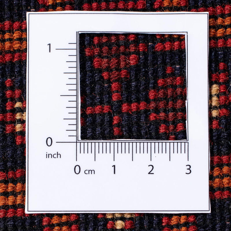 Afghansk matta - Kunduz - 301 x 205 cm - mörkröd