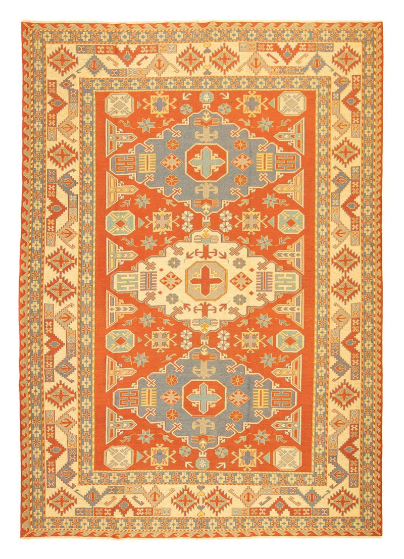 Kelim Carpet - orientalisk matta - 255 x 208 cm - orange