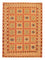 Kelim Carpet - orientalisk matta - 226 x 180 cm - mörkröd