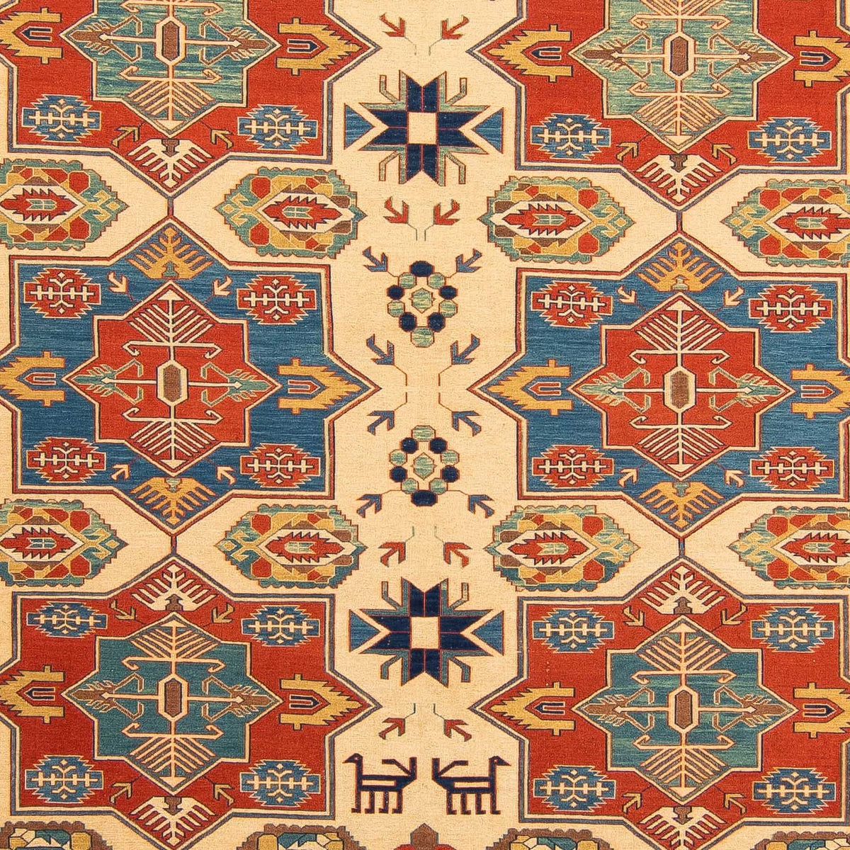 Kelim Carpet - orientalisk matta - 380 x 273 cm - rost