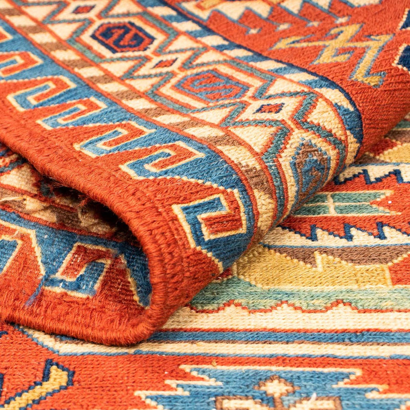 Kelim Carpet - orientalisk matta - 380 x 273 cm - rost