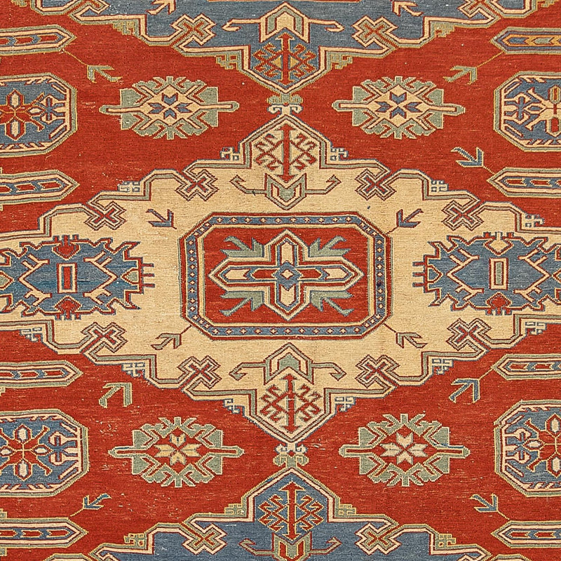 Kelim Carpet - orientalisk matta - 265 x 200 cm - mörkröd