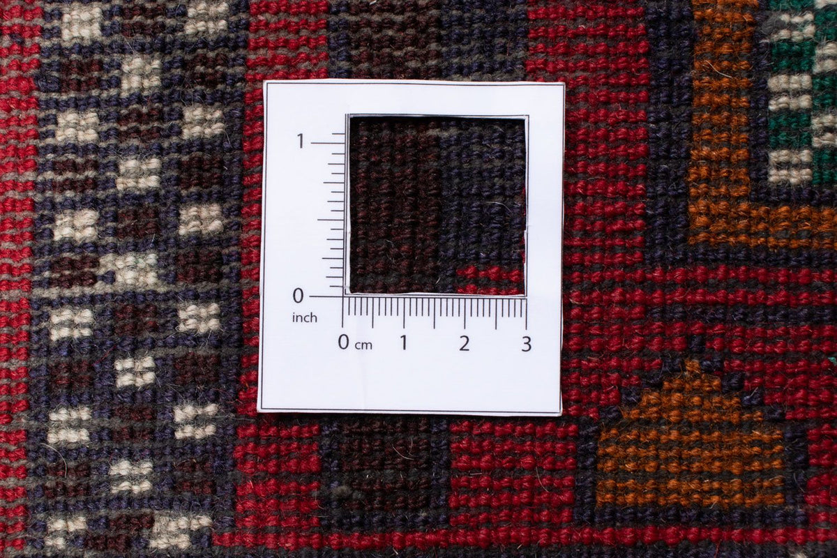 Baluch-matta - 132 x 81 cm - mörkröd