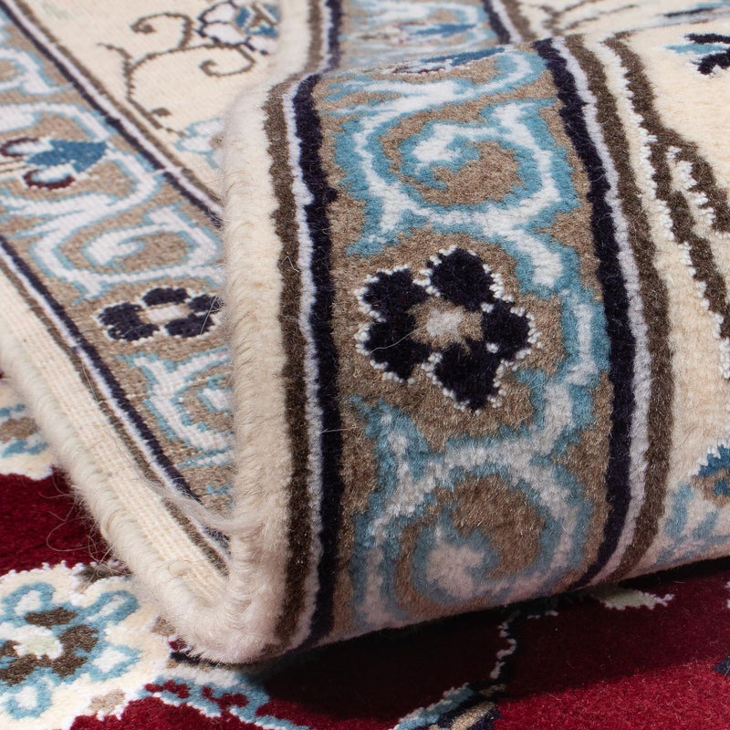 Persisk matta - Nain - 305 x 200 cm - mörkröd