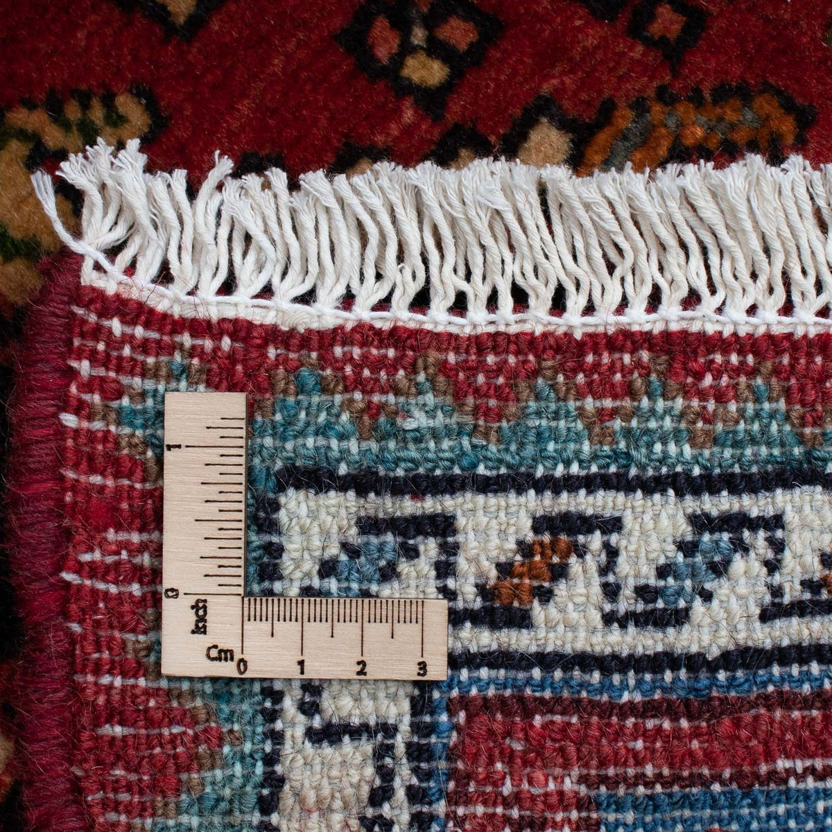 Persisk matta - Nomadic - 155 x 108 cm - mörkröd