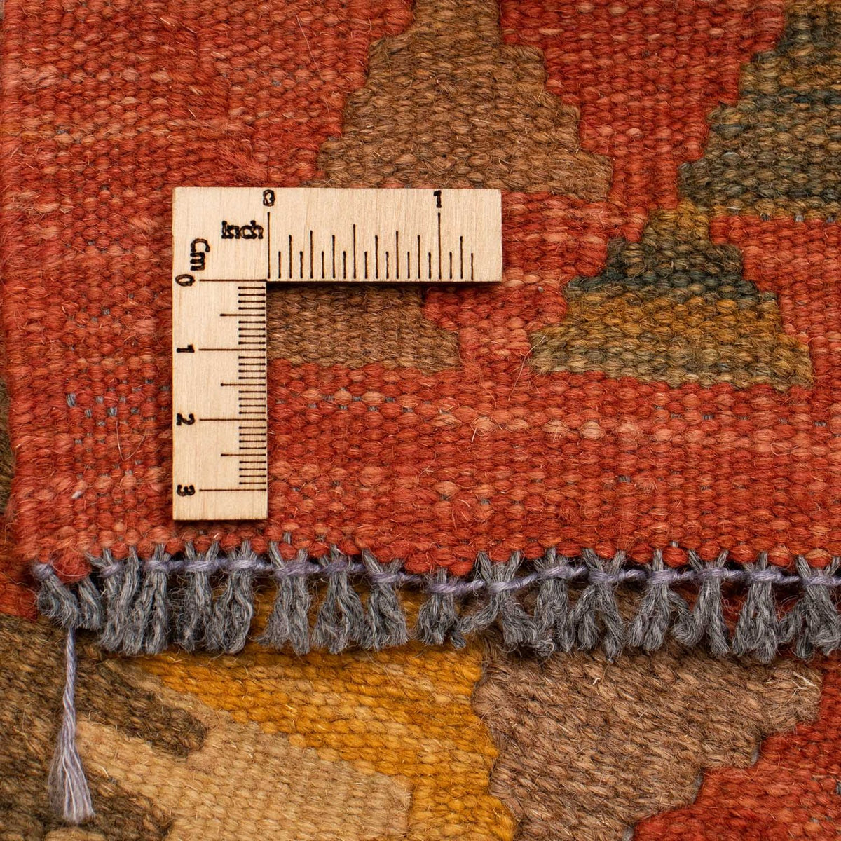 Runner Kelim Carpet - Splash - 435 x 86 cm - flerfärgad