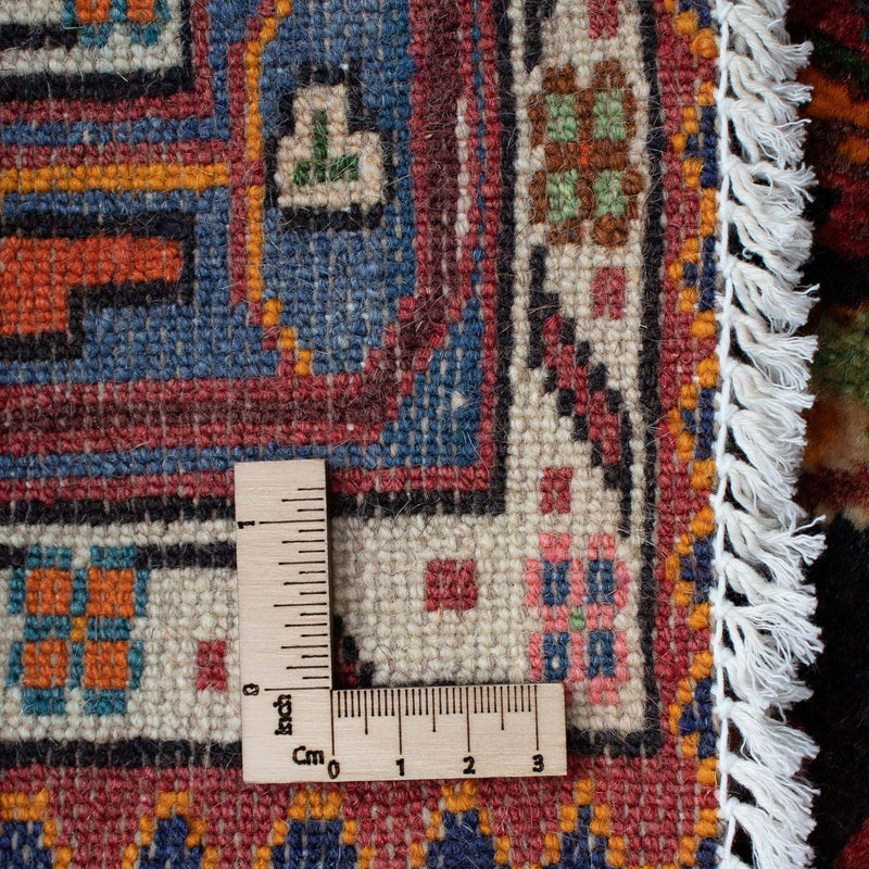 Persisk matta - Nomadic - 127 x 90 cm - mörkröd