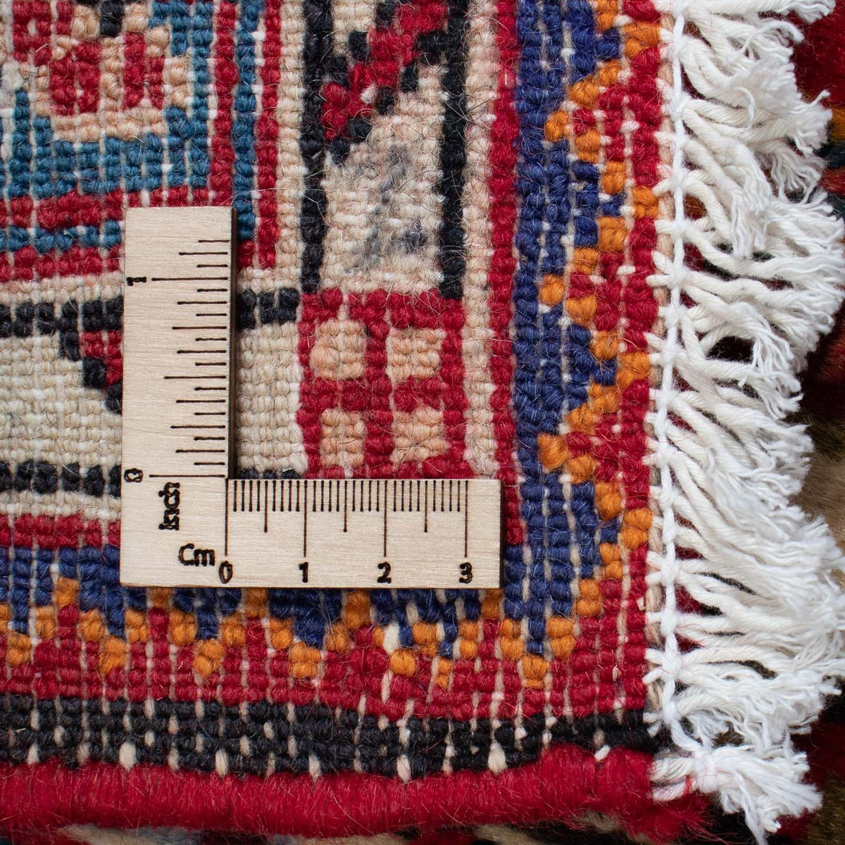 Persisk matta - Nomadic - 133 x 90 cm - mörkröd