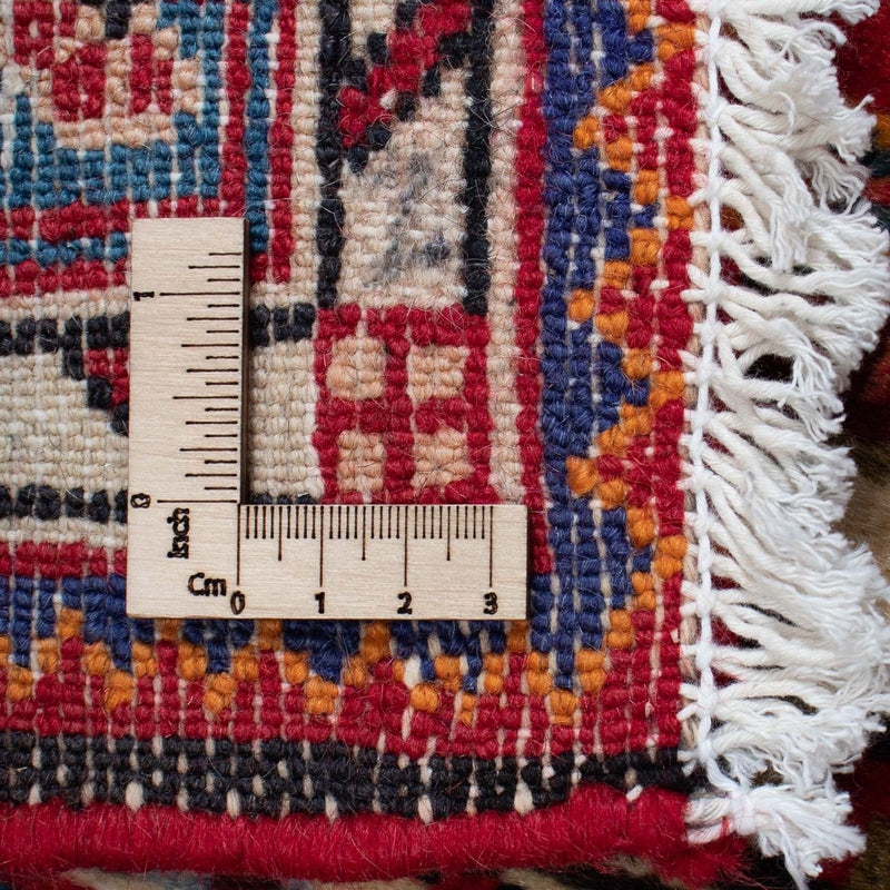 Persisk matta - Nomadic - 133 x 90 cm - mörkröd