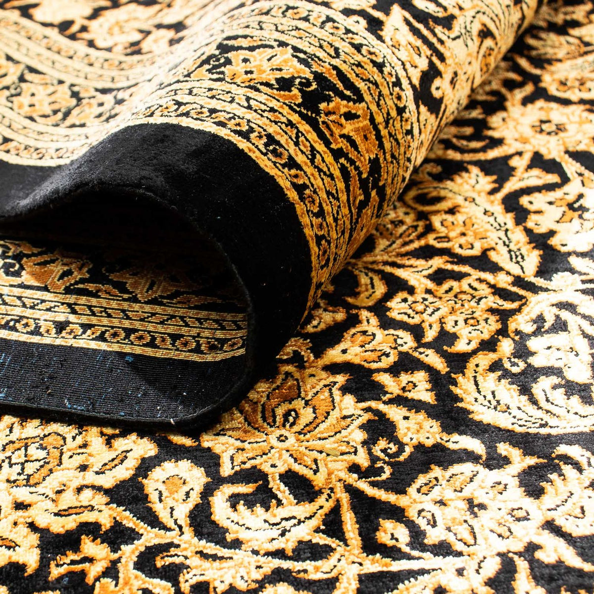 Persisk matta - Ghom - 295 x 193 cm - guld