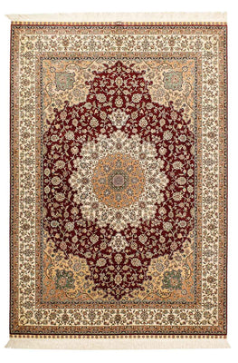 Silk Carpet - Ghom Silk - Premium - 216 x 132 cm - mörkblå