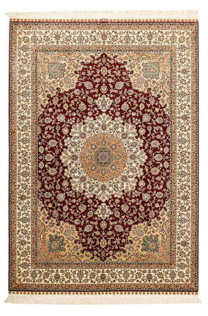 Silk Carpet - Ghom Silk - Premium - 216 x 132 cm - mörkblå